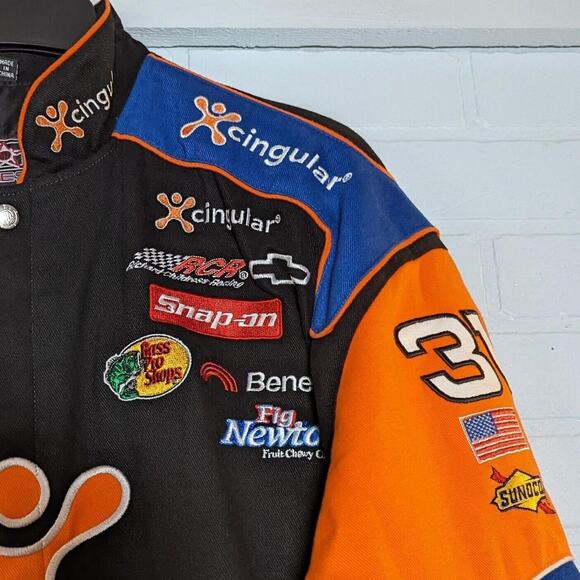 Vintage Jeff Hamilton Cingular AT&T NASCAR Jacket Rare Size XL - Picture 3 of 7